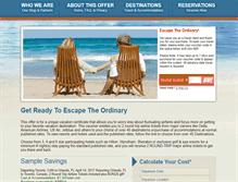 Tablet Screenshot of escapetheordinaryonline.com